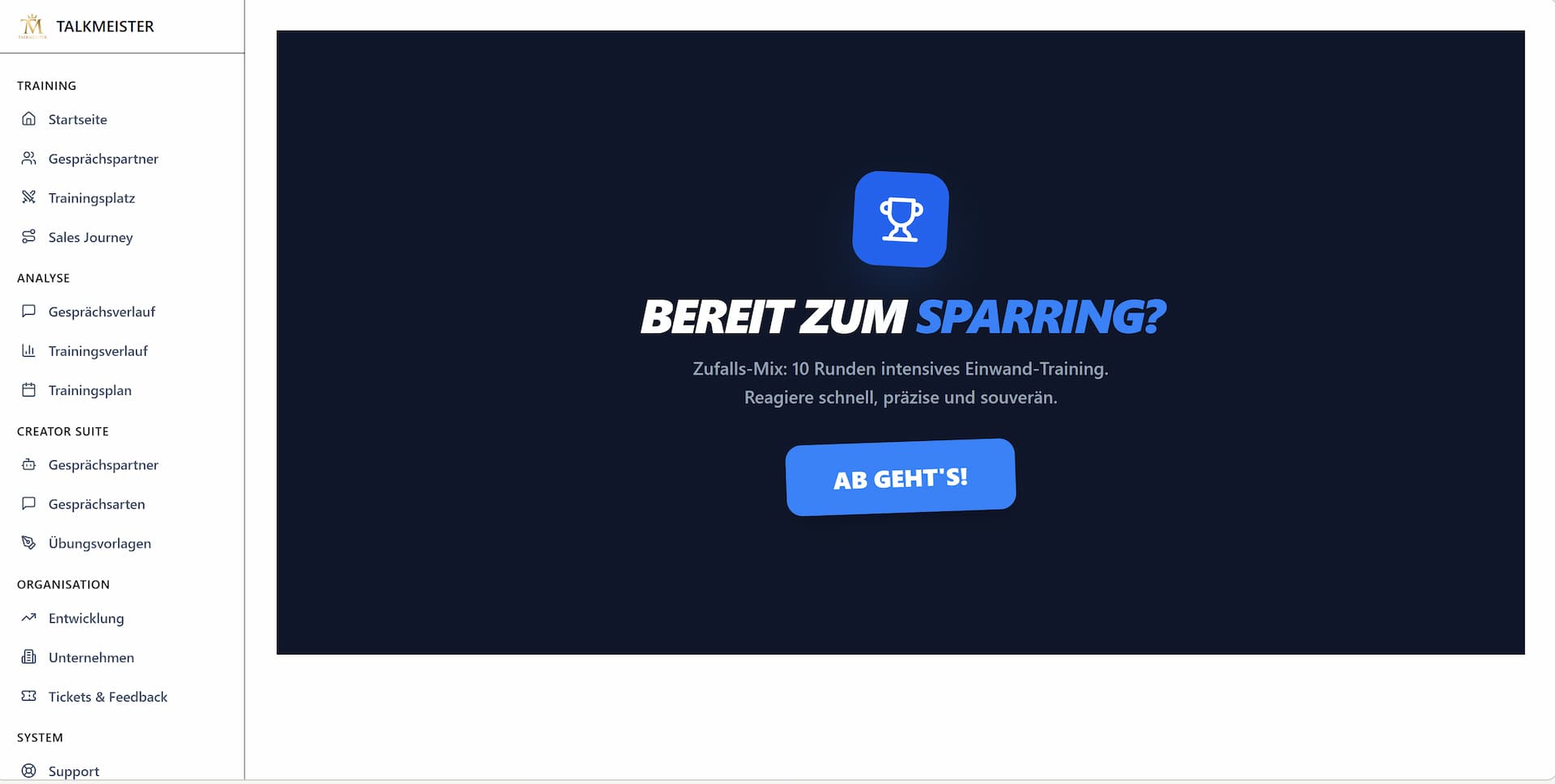 Einwandbehandlung trainieren